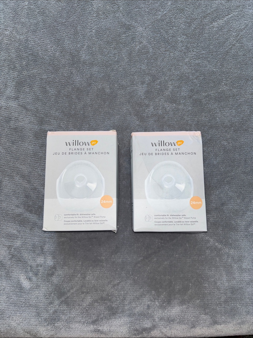 NWT bundle Willow Go Flange Sets 2 x 2-pack- 24 mm 24mm
